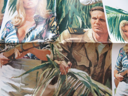 THE EXTRAORDINARY SEAMAN FOLDED US ONE SHEET POSTER DAVID NIVEN FAYE DUNAWAY '69 - Rendezvous Cinema