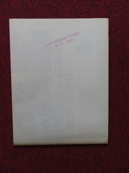 THE EXTRAORDINARY SEAMAN FOLDED US ONE SHEET POSTER DAVID NIVEN FAYE DUNAWAY '69 - Rendezvous Cinema