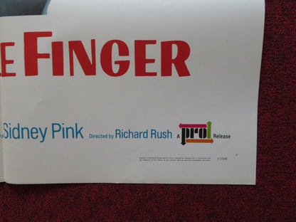 THE FICKLE FINGER OF FATE FOLDED US ONE SHEET POSTER TAB HUNTER LUIS PRENDES '67 - Rendezvous Cinema