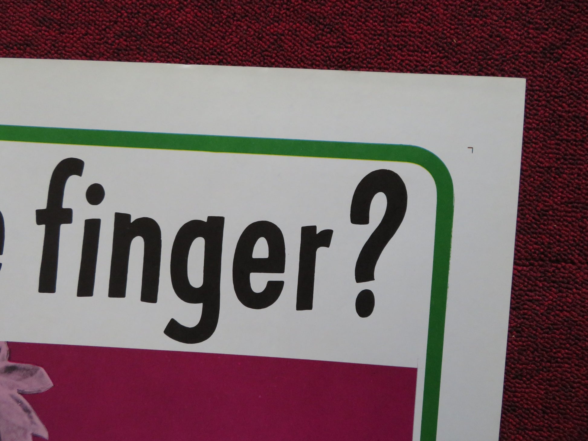 THE FICKLE FINGER OF FATE FOLDED US ONE SHEET POSTER TAB HUNTER LUIS PRENDES '67 - Rendezvous Cinema