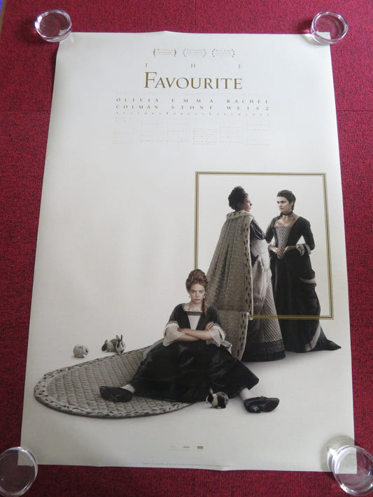 THE FAVOURITE US ONE SHEET ROLLED POSTER OLIVIA COLMAN RACHEL WEISZ 2018