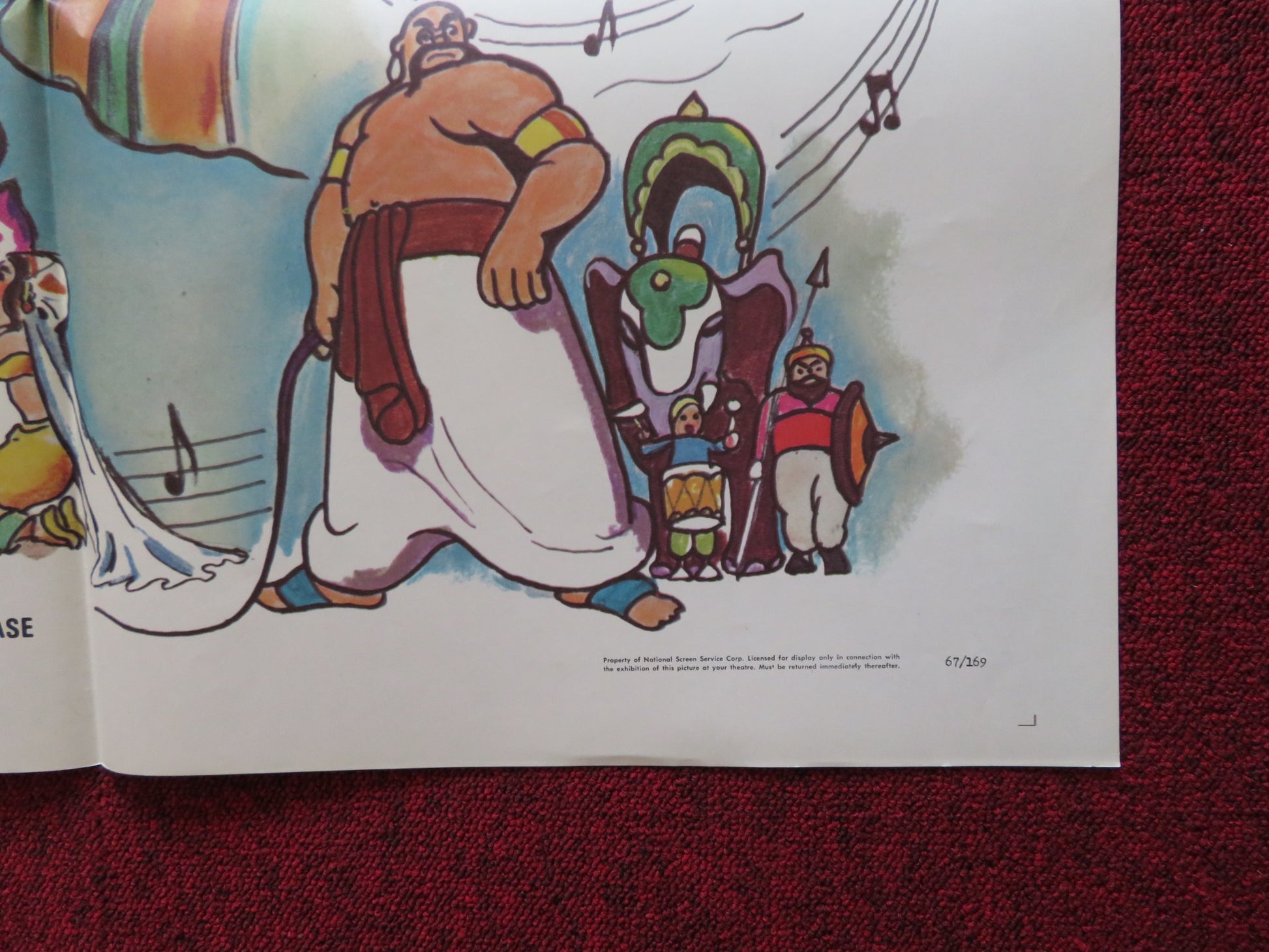 THE SINGING PRINCESS FOLDED US ONE SHEET POSTER JULIE ANDREWS S. SIBALDI 1967 - Rendezvous Cinema