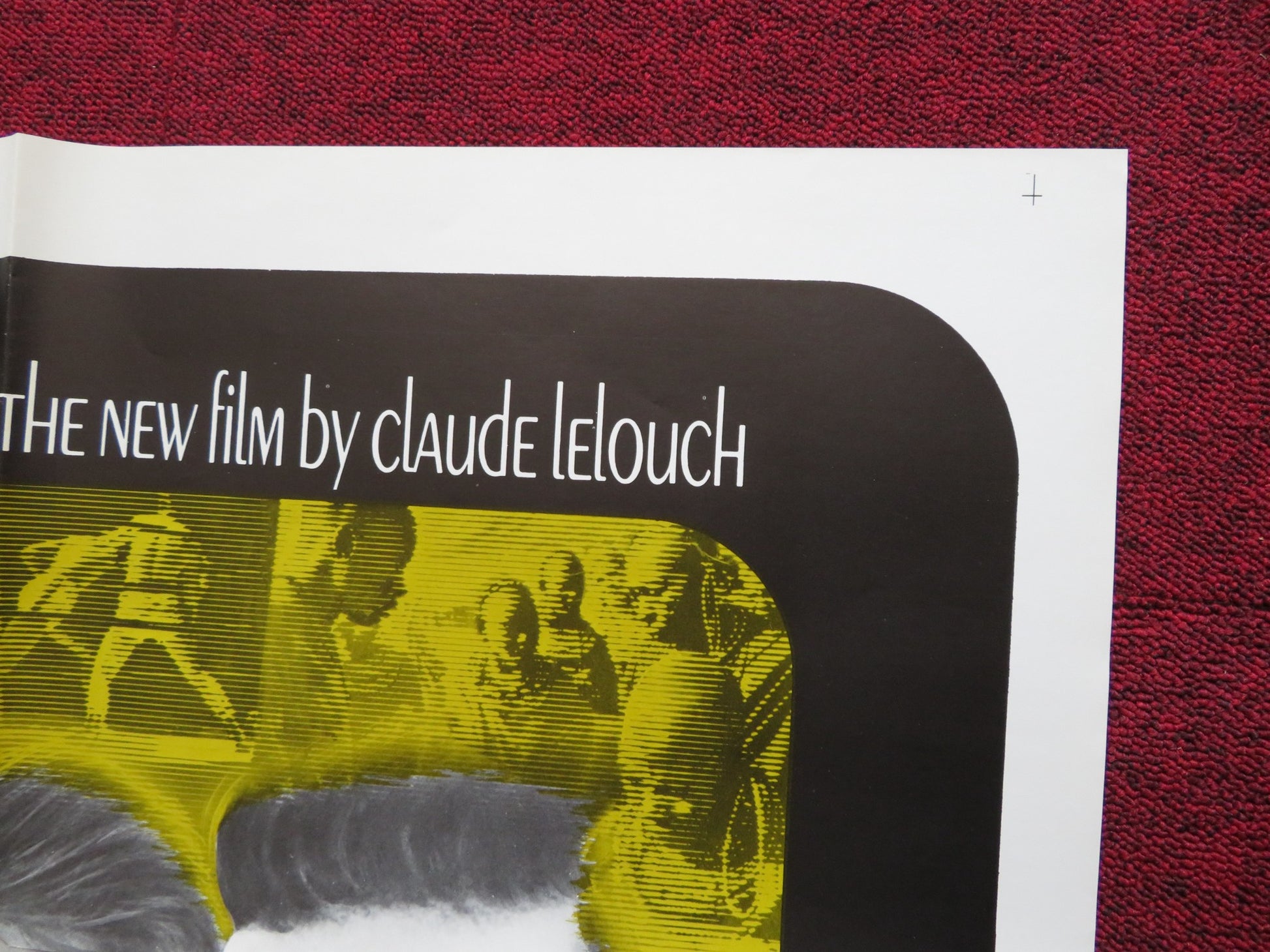 LIVE FOR LIFE FOLDED US ONE SHEET POSTER YVES MONTAND CANDICE BERGEN 1968 - Rendezvous Cinema