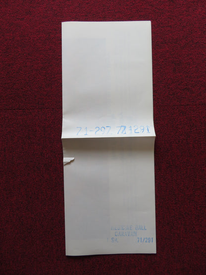 MEDICINE BALL CARAVAN FOLDED US ONE SHEET POSTER TOM DONAHUE ALICE COOPER 1971 - Rendezvous Cinema