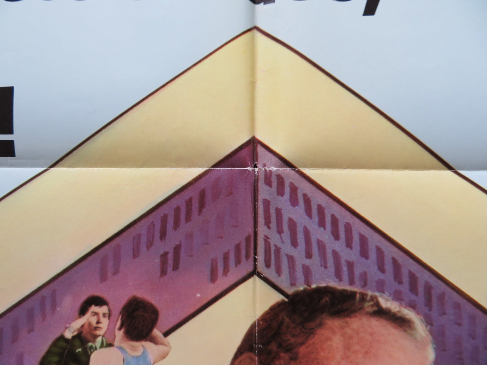 WELCOME TO THE CLUB FOLDED US ONE SHEET POSTER BRIAN FOLEY JACK WARDEN 1971 - Rendezvous Cinema