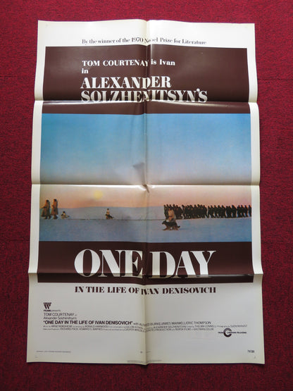 ONE DAY IN THE LIFE OF IVAN DENISOVICH FOLDED US ONE SHEET POSTER 1971 - Rendezvous Cinema