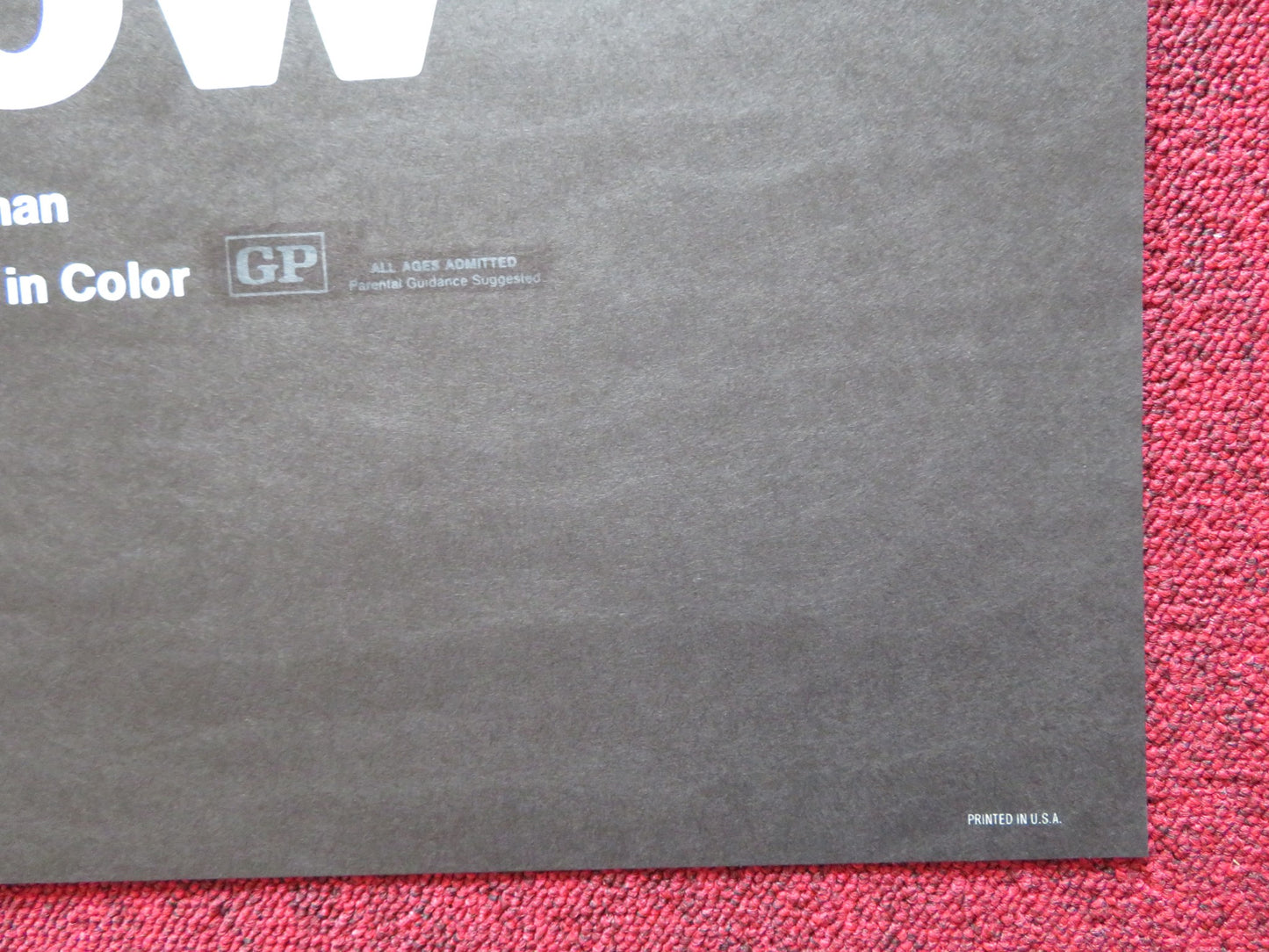 LONG AGO, TOMORROW FOLDED US ONE SHEET POSTER MALCOLM MCDOWELL N. NEWMAN 1972 - Rendezvous Cinema