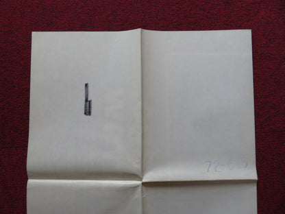 LONG AGO, TOMORROW FOLDED US ONE SHEET POSTER MALCOLM MCDOWELL N. NEWMAN 1972 - Rendezvous Cinema