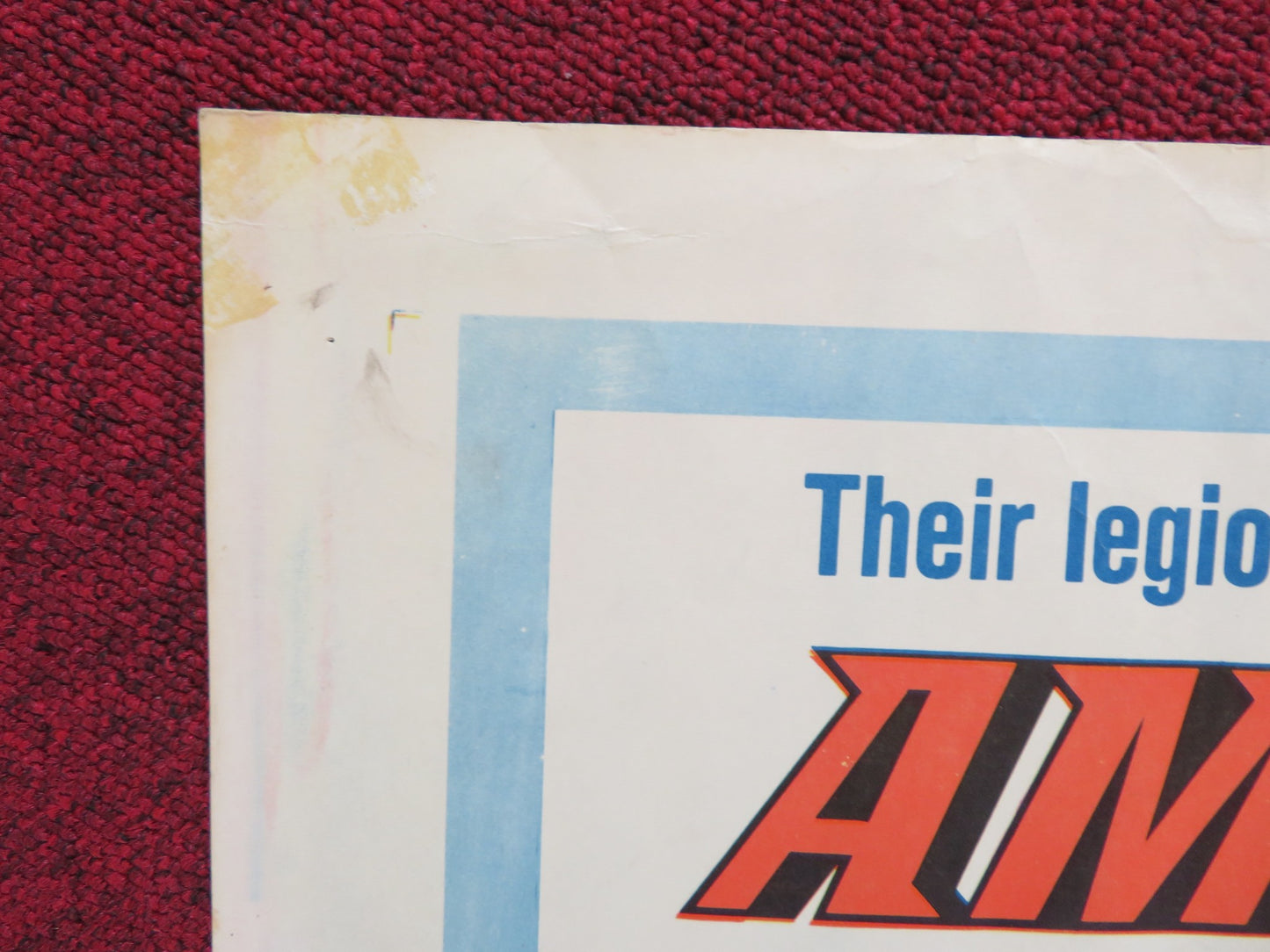 AMAZONS OF ROME US HALF SHEET (22"x 28") POSTER LOUIS JOURDAN SYLVIA SYMS 1962 - Rendezvous Cinema