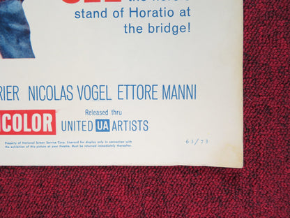 AMAZONS OF ROME US HALF SHEET (22"x 28") POSTER LOUIS JOURDAN SYLVIA SYMS 1962 - Rendezvous Cinema