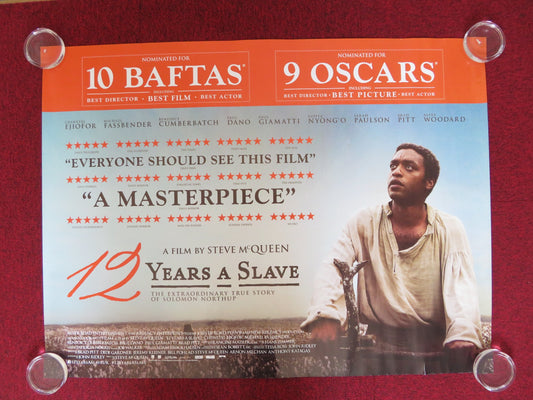 12 YEARS A SLAVE - B UK QUAD (30"x 40") ROLLED POSTER CHIWETEL EJIOFOR 2013