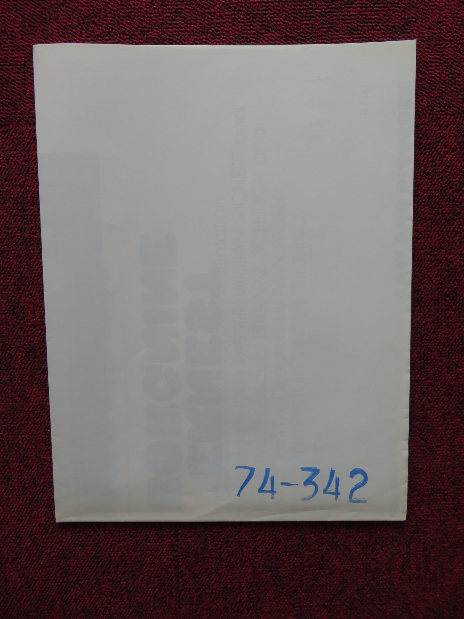 LAW AND DISORDER FOLDED US ONE SHEET POSTER CARROLL O'CONNOR ERNEST BOGNINE 1974 - Rendezvous Cinema