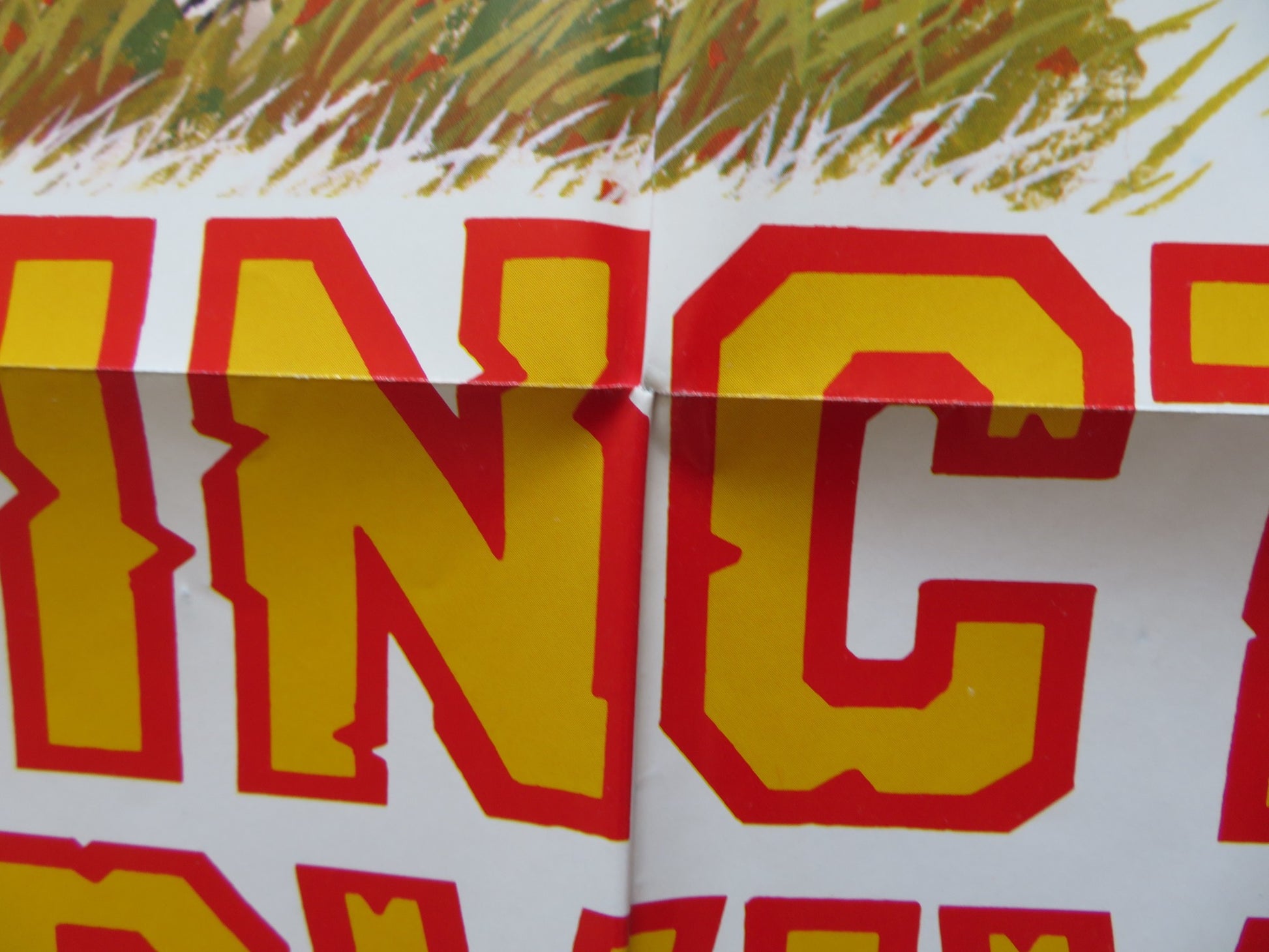 INSTINCT FOR SURVIVAL FOLDED US ONE SHEET POSTER BERT HAANSTRA A. SCOURBY 1974 - Rendezvous Cinema