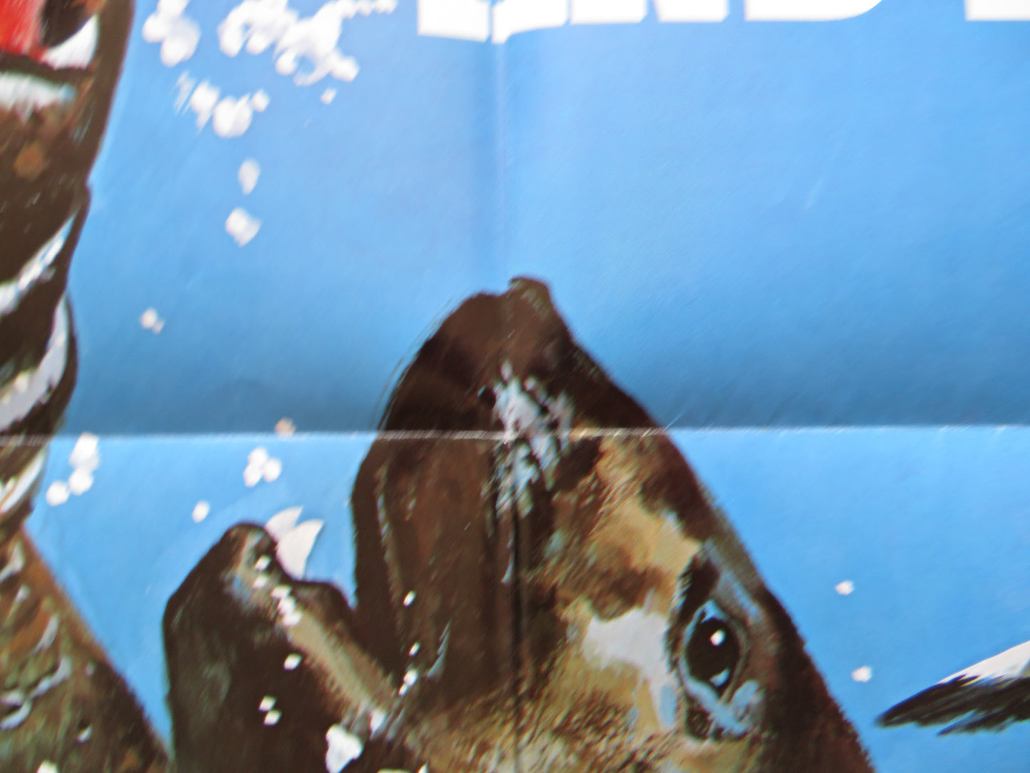 INSTINCT FOR SURVIVAL FOLDED US ONE SHEET POSTER BERT HAANSTRA A. SCOURBY 1974 - Rendezvous Cinema