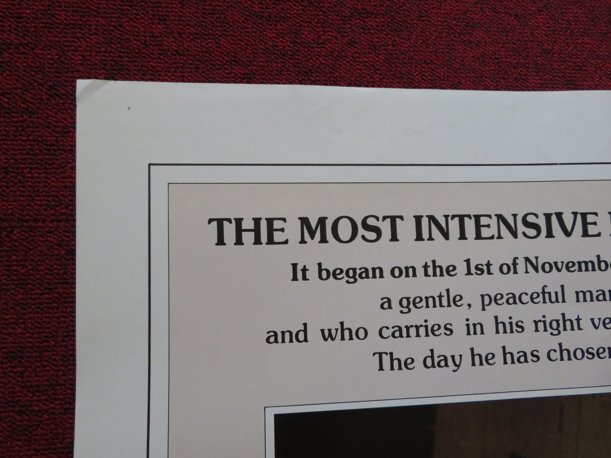 HENNESSY FOLDED US ONE SHEET POSTER ROD STEIGER LEE REMICK 1975 - Rendezvous Cinema