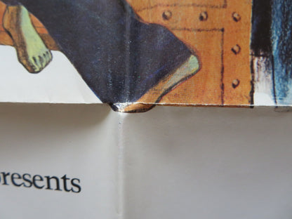 THE SILENT STRANGER FOLDED US ONE SHEET POSTER TONY ANTHONY LLODY BATTISTA 1975 - Rendezvous Cinema