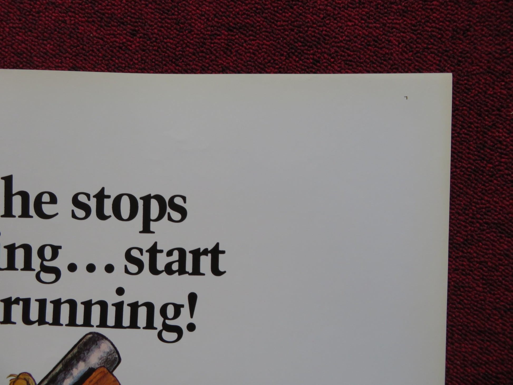 THE SILENT STRANGER FOLDED US ONE SHEET POSTER TONY ANTHONY LLODY BATTISTA 1975 - Rendezvous Cinema