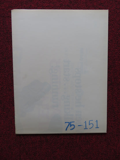 THE SILENT STRANGER FOLDED US ONE SHEET POSTER TONY ANTHONY LLODY BATTISTA 1975 - Rendezvous Cinema