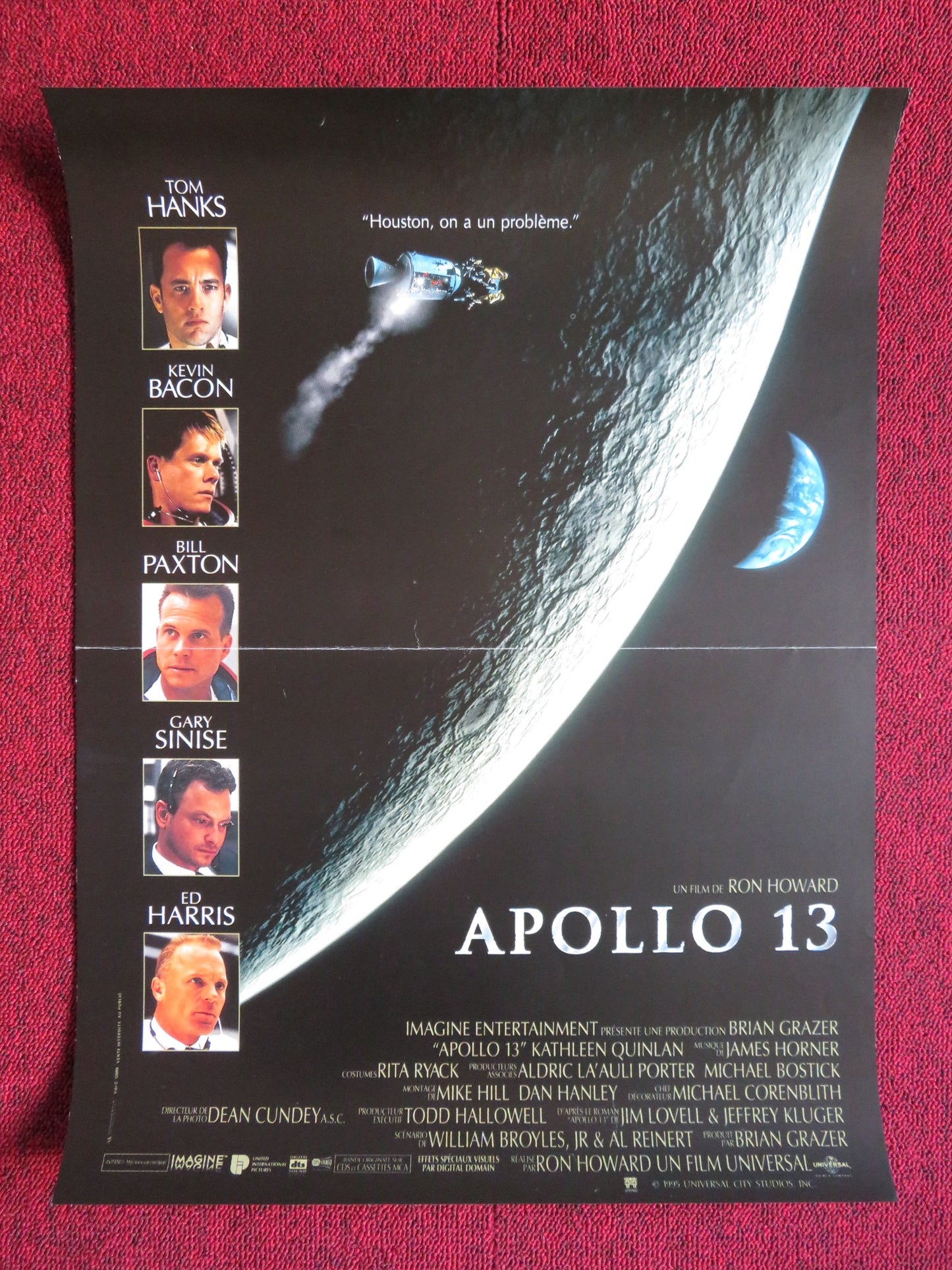 APOLLO 13 FRENCH (15.5" x 21") POSTER TOM HANKS KEVIN BACON 1995 - Rendezvous Cinema