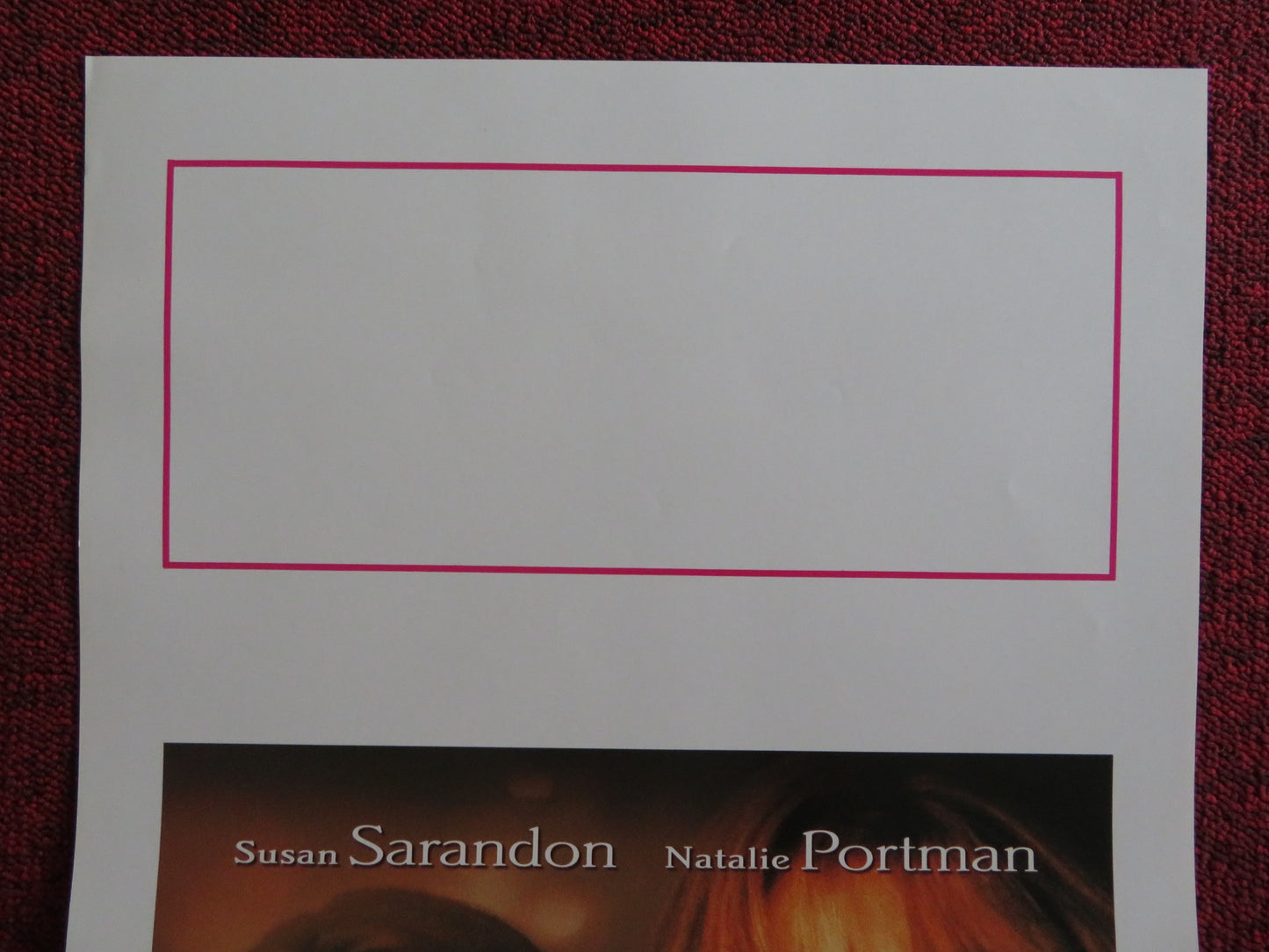 ANYWHERE BUT HERE ITALIAN LOCANDINA POSTER SUSAN SARANDON NATALIE PORTMAN 1999 - Rendezvous Cinema