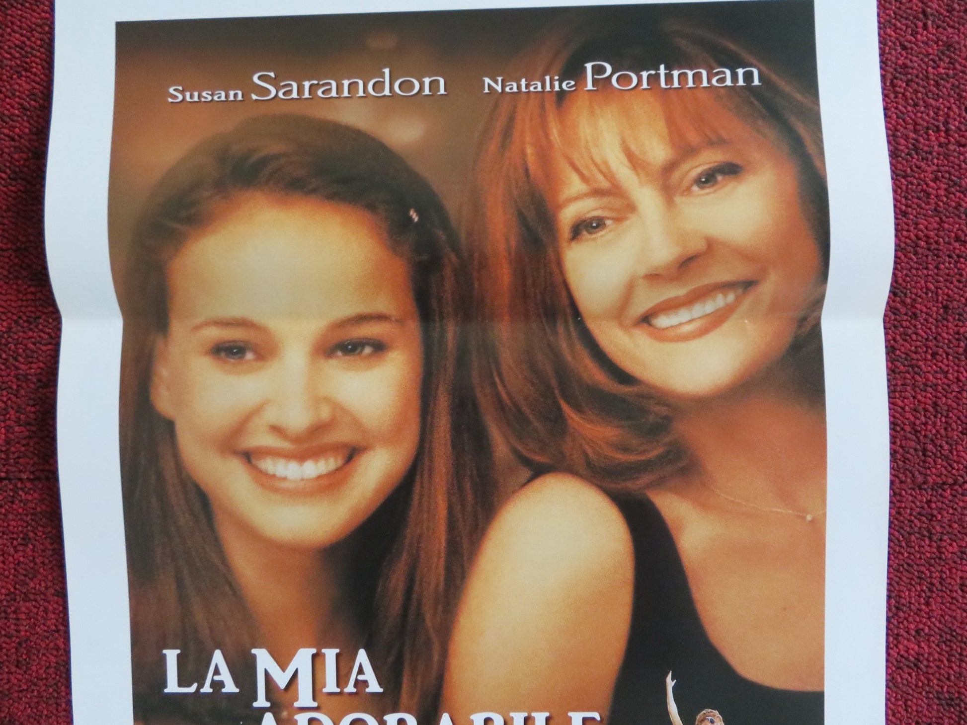 ANYWHERE BUT HERE ITALIAN LOCANDINA POSTER SUSAN SARANDON NATALIE PORTMAN 1999 - Rendezvous Cinema
