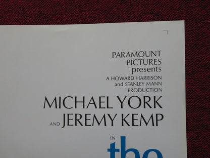 THE STRANGE AFFAIR FOLDED US ONE SHEET POSTER MICHAEL YORK JEREMY KEMP 1968 - Rendezvous Cinema