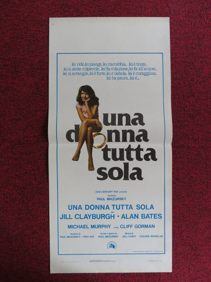 AN UNMARRIED WOMAN ITALIAN LOCANDINA POSTER JILL CLAYBURGH ALAN BATES 1978 - Rendezvous Cinema