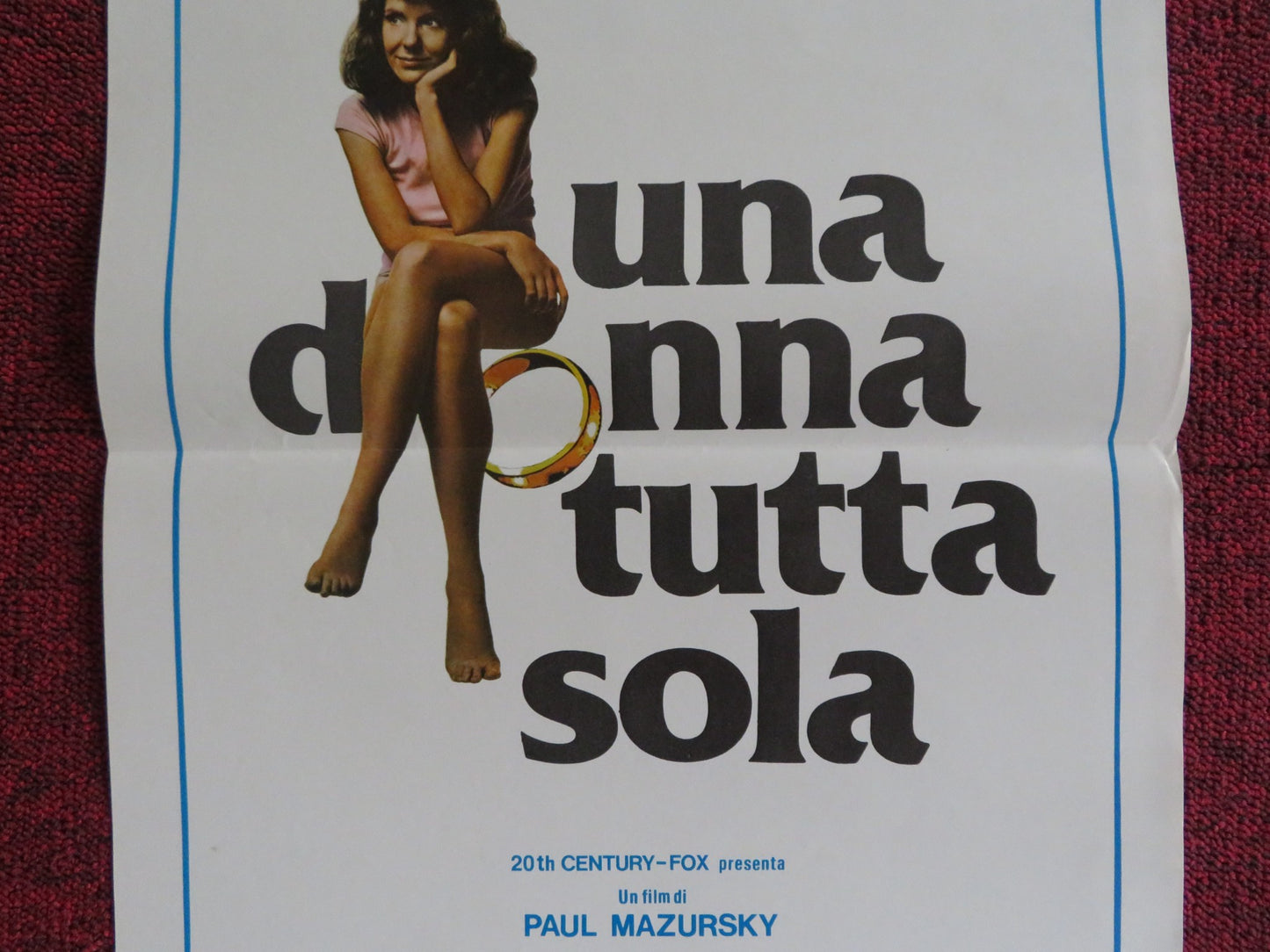 AN UNMARRIED WOMAN ITALIAN LOCANDINA POSTER JILL CLAYBURGH ALAN BATES 1978 - Rendezvous Cinema