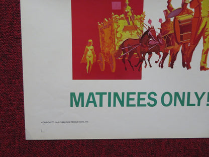 THE CLOWN AND THE KIDS FOLDED US ONE SHEET POSTER EMMETT KELLY 1968 - Rendezvous Cinema