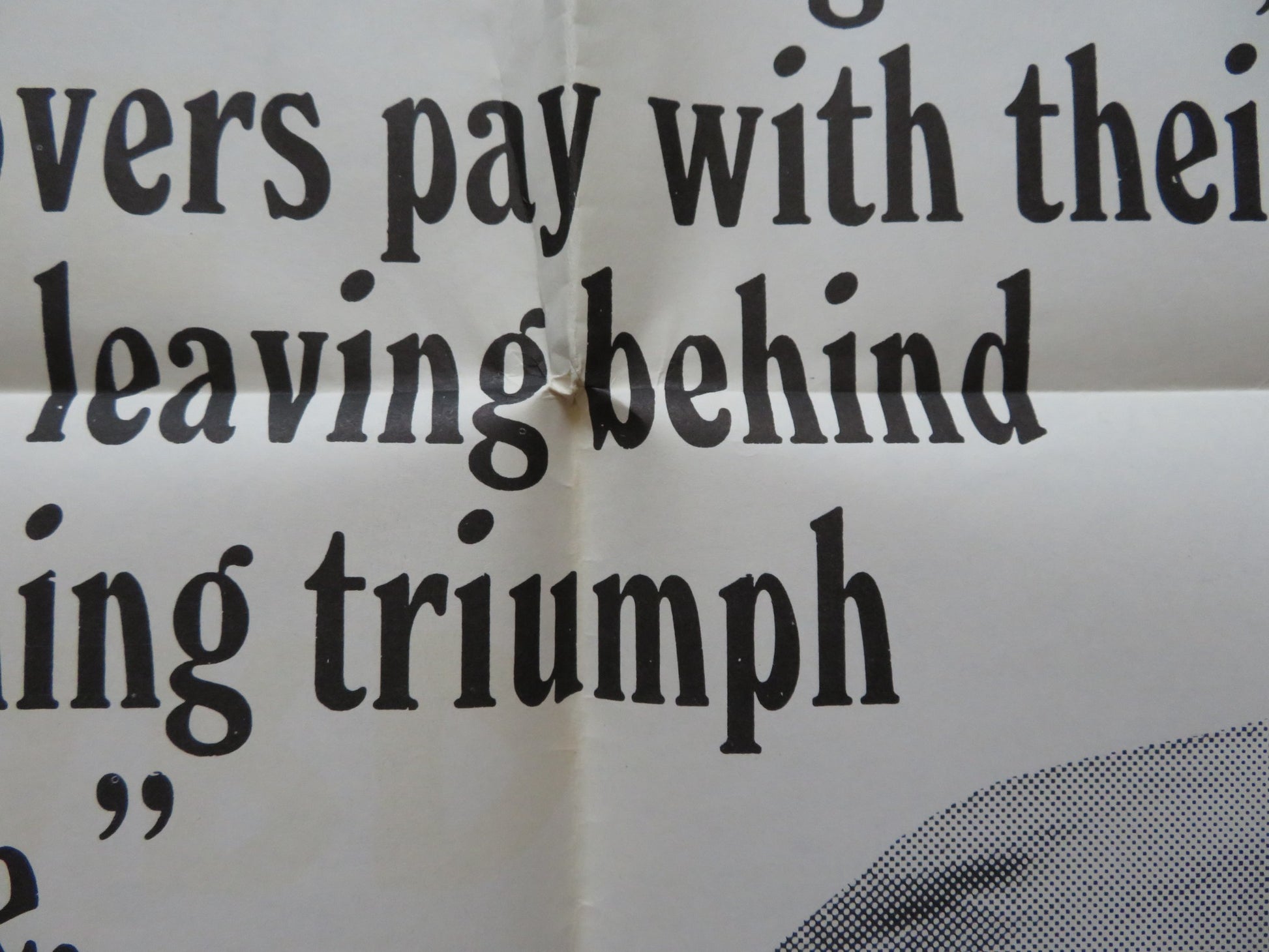 THE RED MANTLE FOLDED US ONE SHEET POSTER EVA DAHLBECK GUNNAR BJONSTRAND 1968 - Rendezvous Cinema