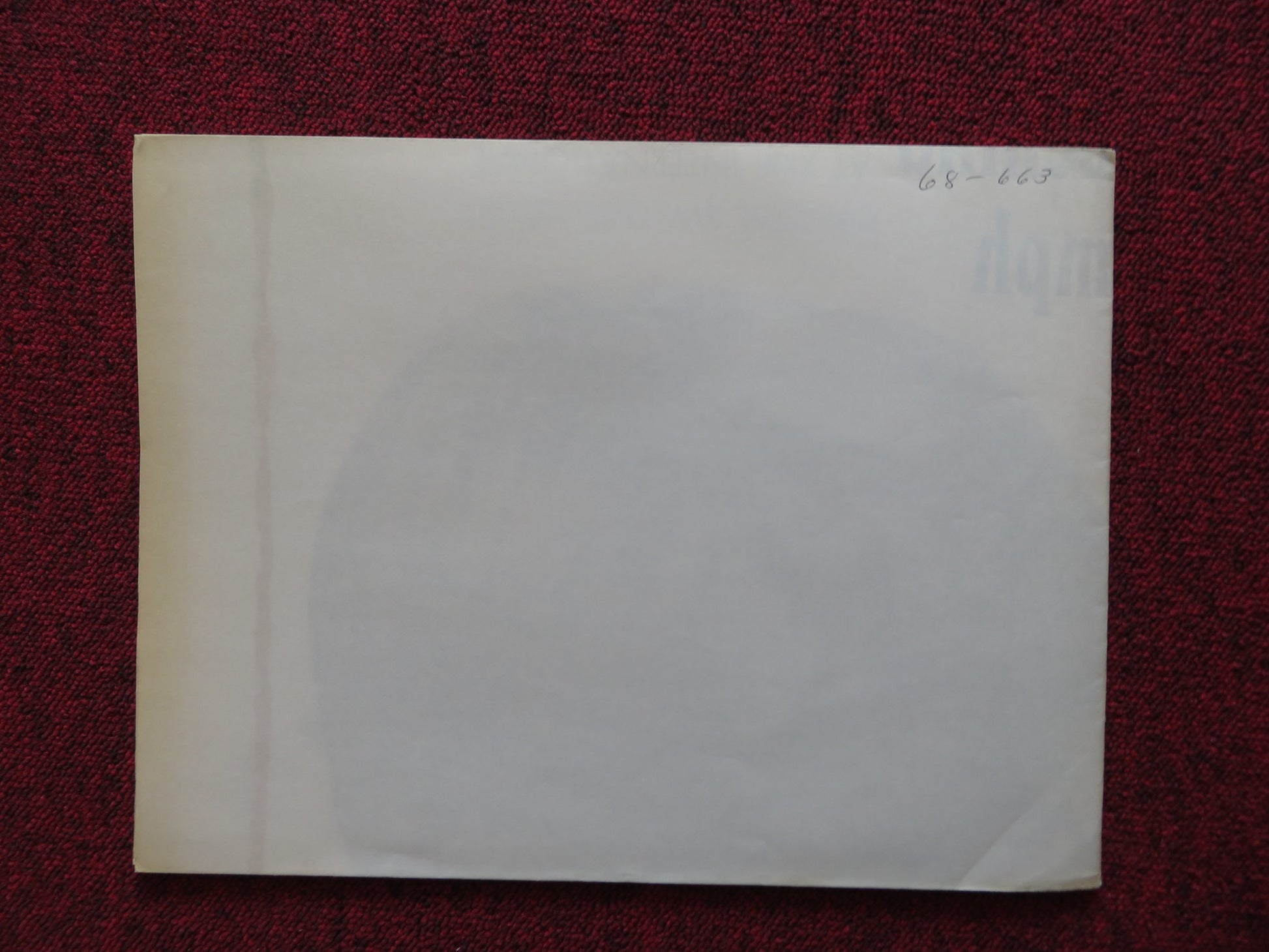 THE RED MANTLE FOLDED US ONE SHEET POSTER EVA DAHLBECK GUNNAR BJONSTRAND 1968 - Rendezvous Cinema