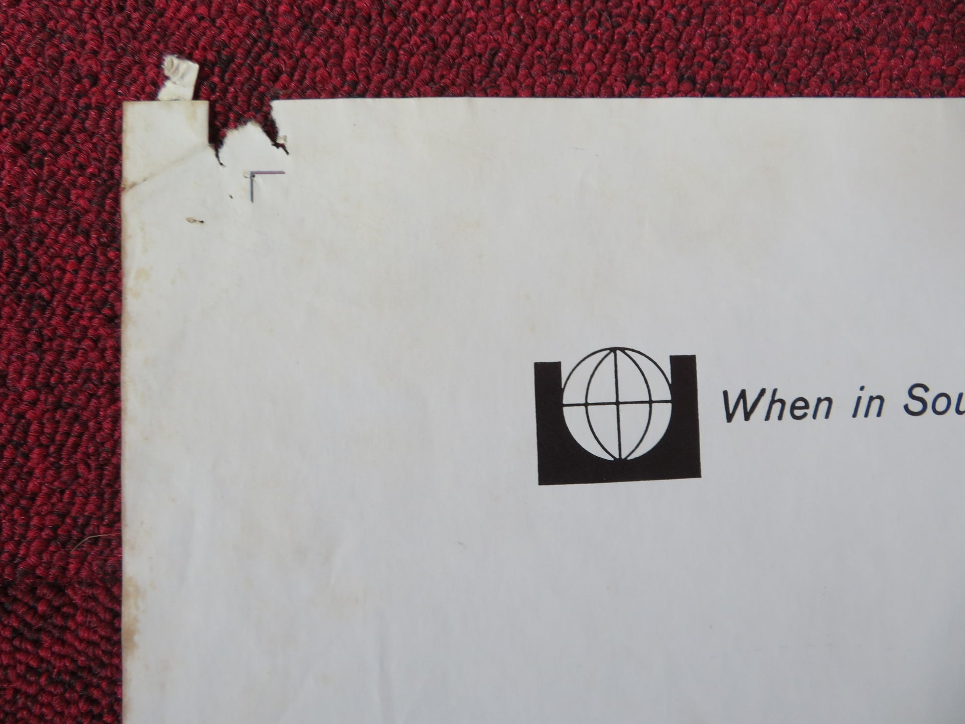 ANGEL IN MY POCKET FOLDED US ONE SHEET POSTER ANDY GRIFFITH JERRY VAN DYKE 1969 - Rendezvous Cinema