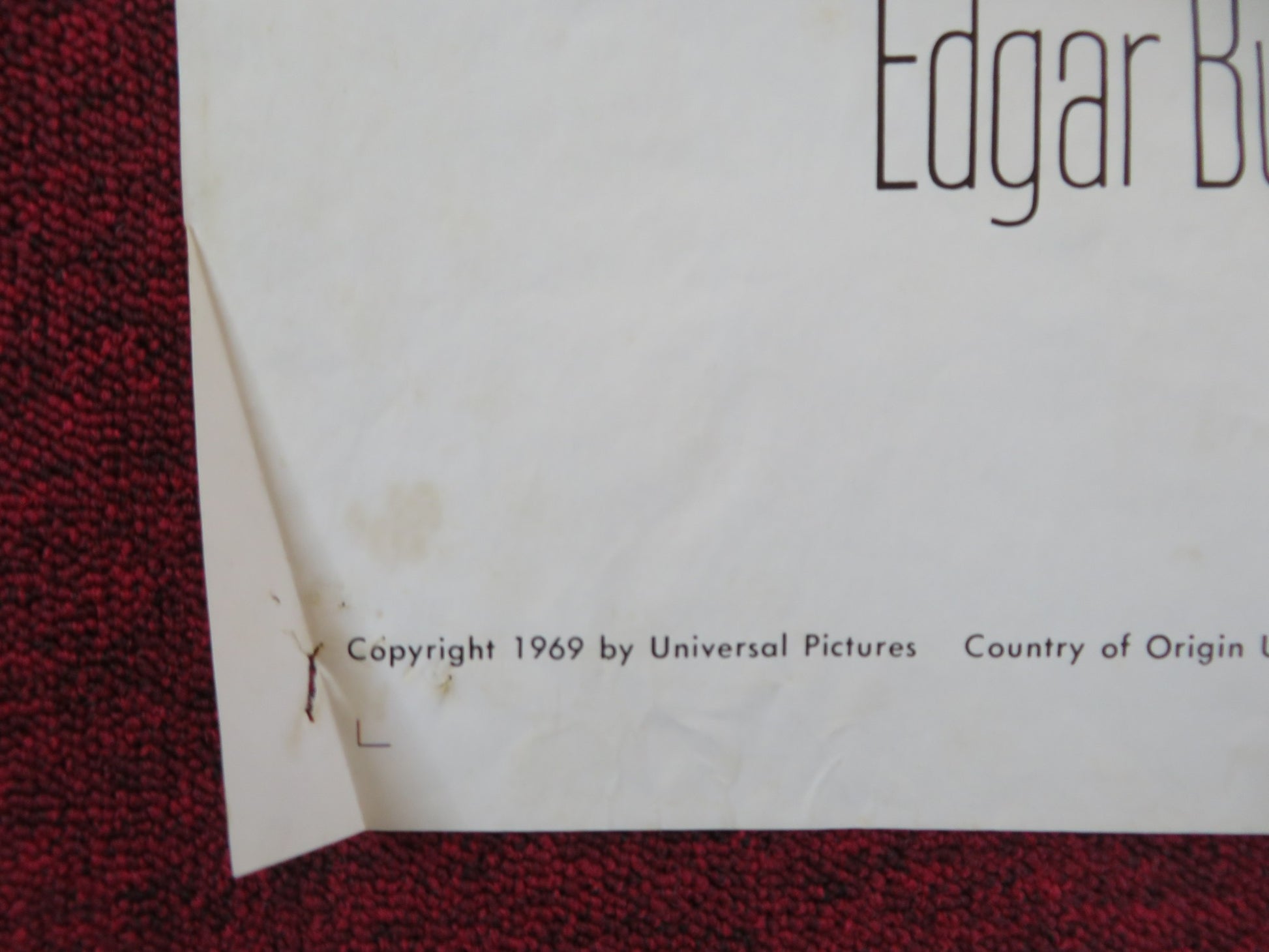 ANGEL IN MY POCKET FOLDED US ONE SHEET POSTER ANDY GRIFFITH JERRY VAN DYKE 1969 - Rendezvous Cinema