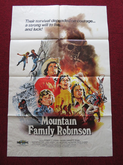 MOUNTAIN FAMILY ROBINSON FOLDED US ONE SHEET POSTER ROBERT F. LOGAN 1979 - Rendezvous Cinema