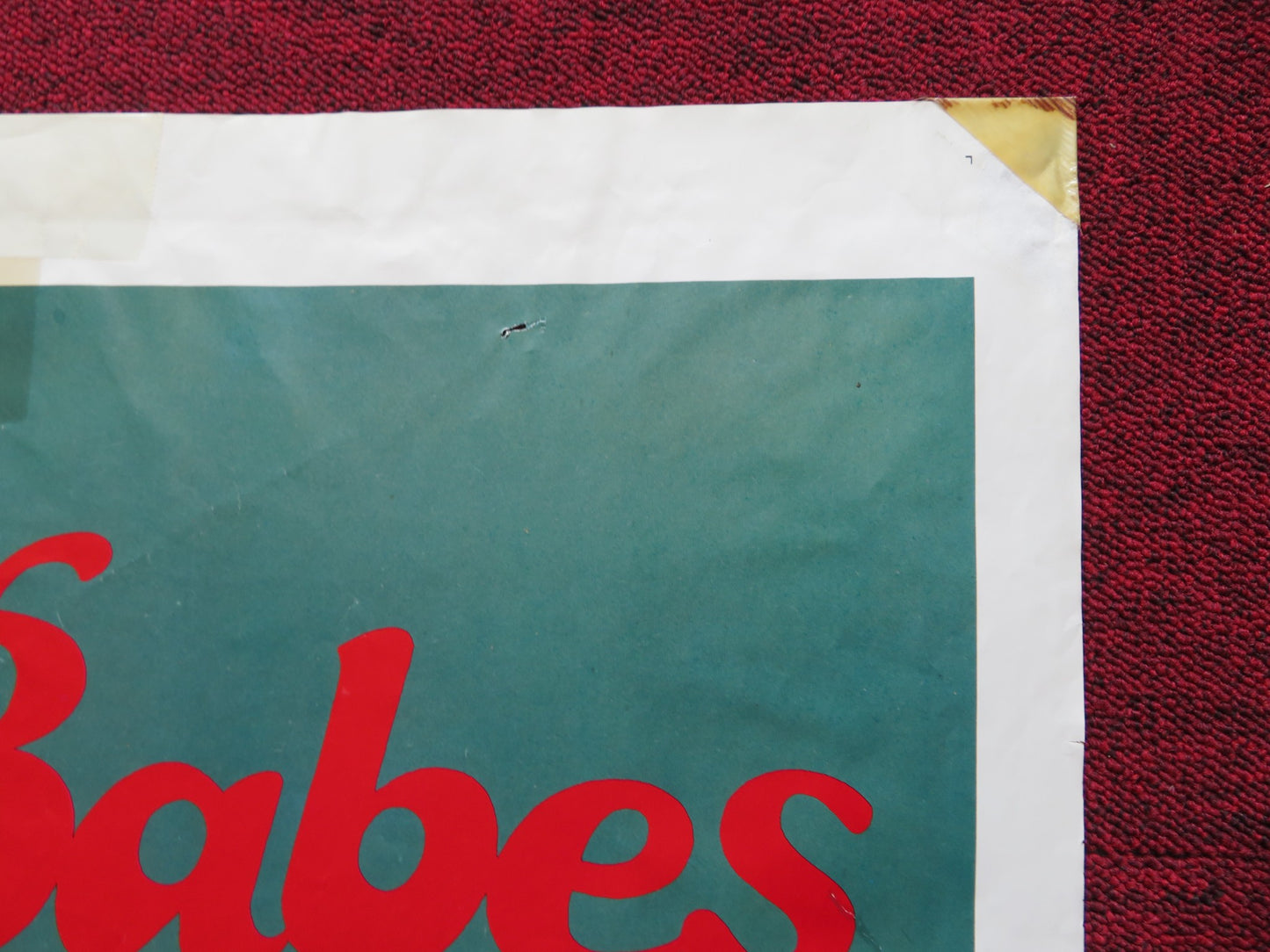 N.Y. BABES FOLDED US ONE SHEET POSTER GLORIA LEONARD MARLENE WILLOUGHBY 1982 - Rendezvous Cinema