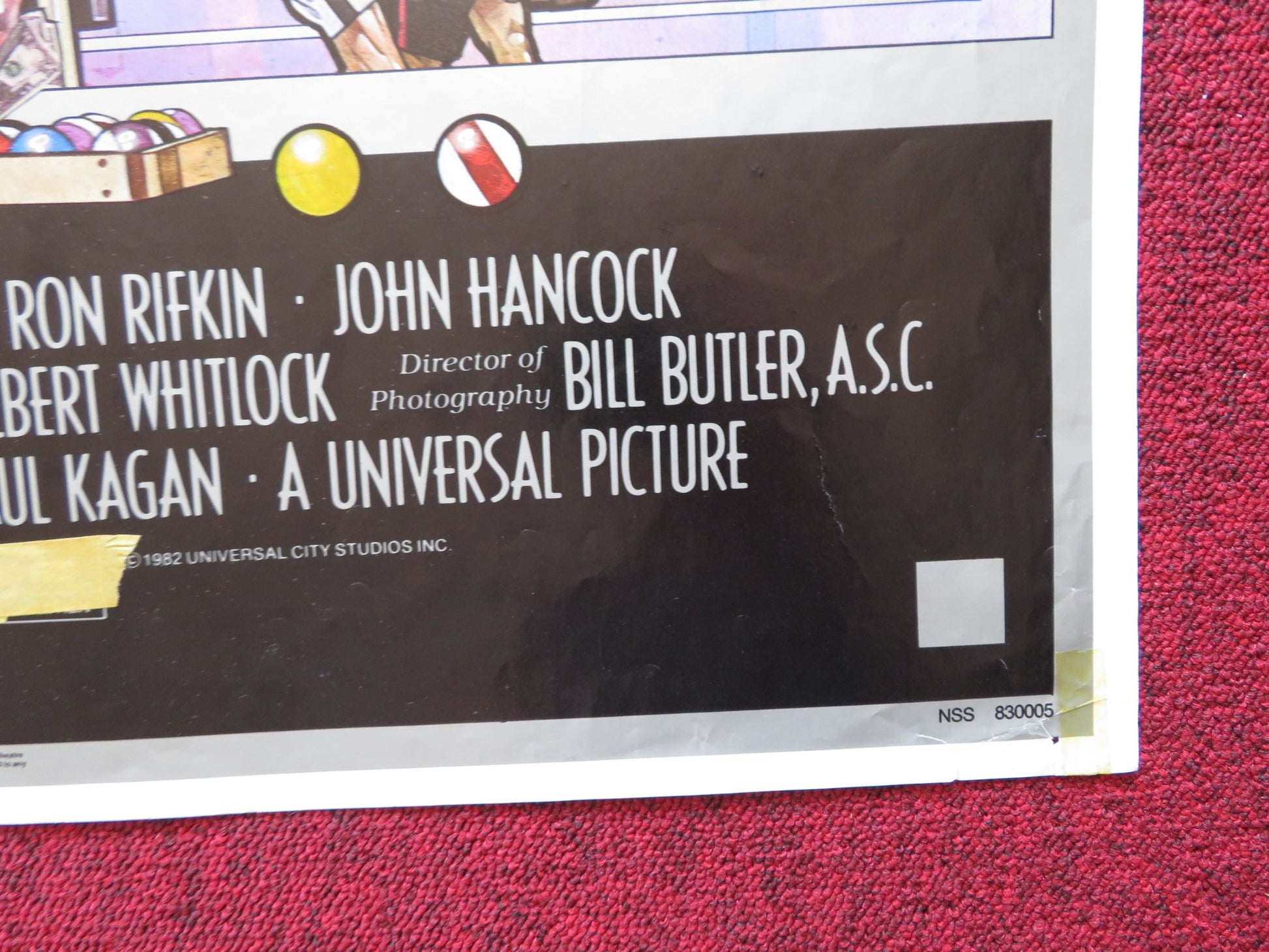 THE STING II FOLDED US ONE SHEET POSTER JACKIE GLEASON MAC DAVIS 1983 - Rendezvous Cinema