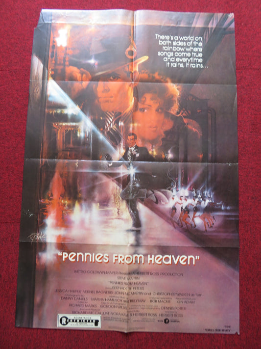 PENNIES FROM HEAVEN FOLDED US ONE SHEET POSTER STEVE MARTIN B. PETERS 1981 - Rendezvous Cinema