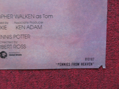 PENNIES FROM HEAVEN FOLDED US ONE SHEET POSTER STEVE MARTIN B. PETERS 1981 - Rendezvous Cinema