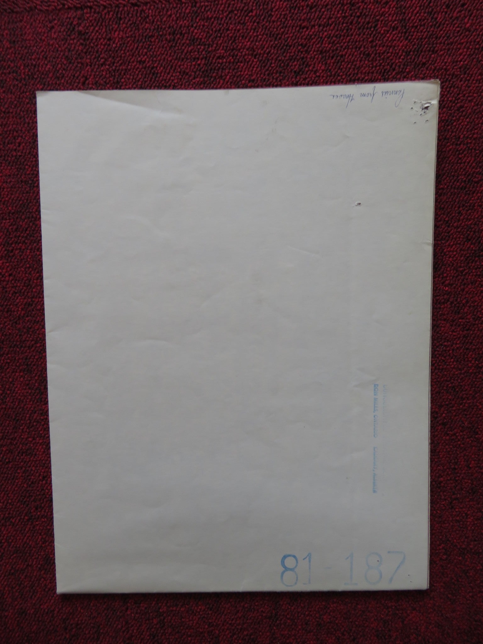 PENNIES FROM HEAVEN FOLDED US ONE SHEET POSTER STEVE MARTIN B. PETERS 1981 - Rendezvous Cinema