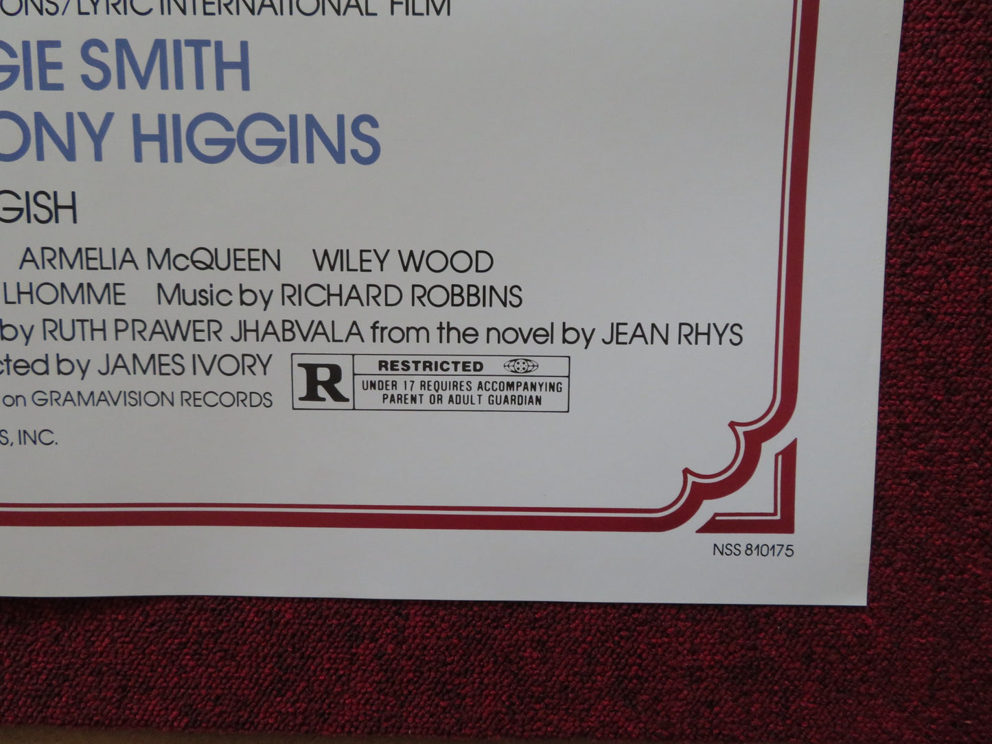 QUARTET FOLDED US ONE SHEET POSTER ALAN BATES MAGGIE SMITH ANTHONY HIGGINS 1981 - Rendezvous Cinema