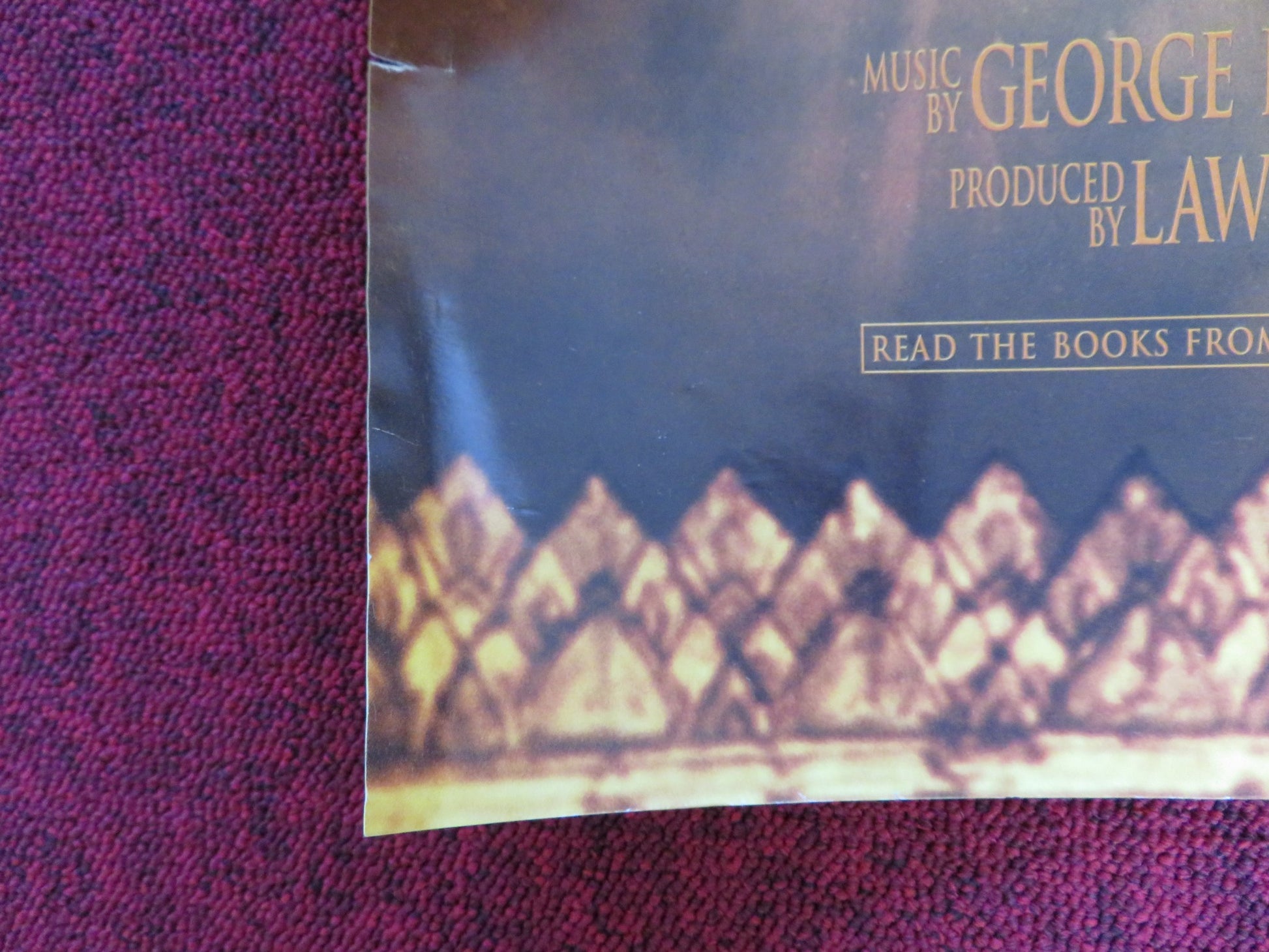 ANNA AND THE KING UK QUAD (30"x 40") ROLLED POSTER JODIE FOSTER C. YUN-FAT 1999 - Rendezvous Cinema