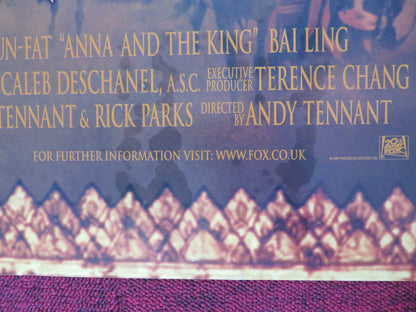 ANNA AND THE KING UK QUAD (30"x 40") ROLLED POSTER JODIE FOSTER C. YUN-FAT 1999 - Rendezvous Cinema