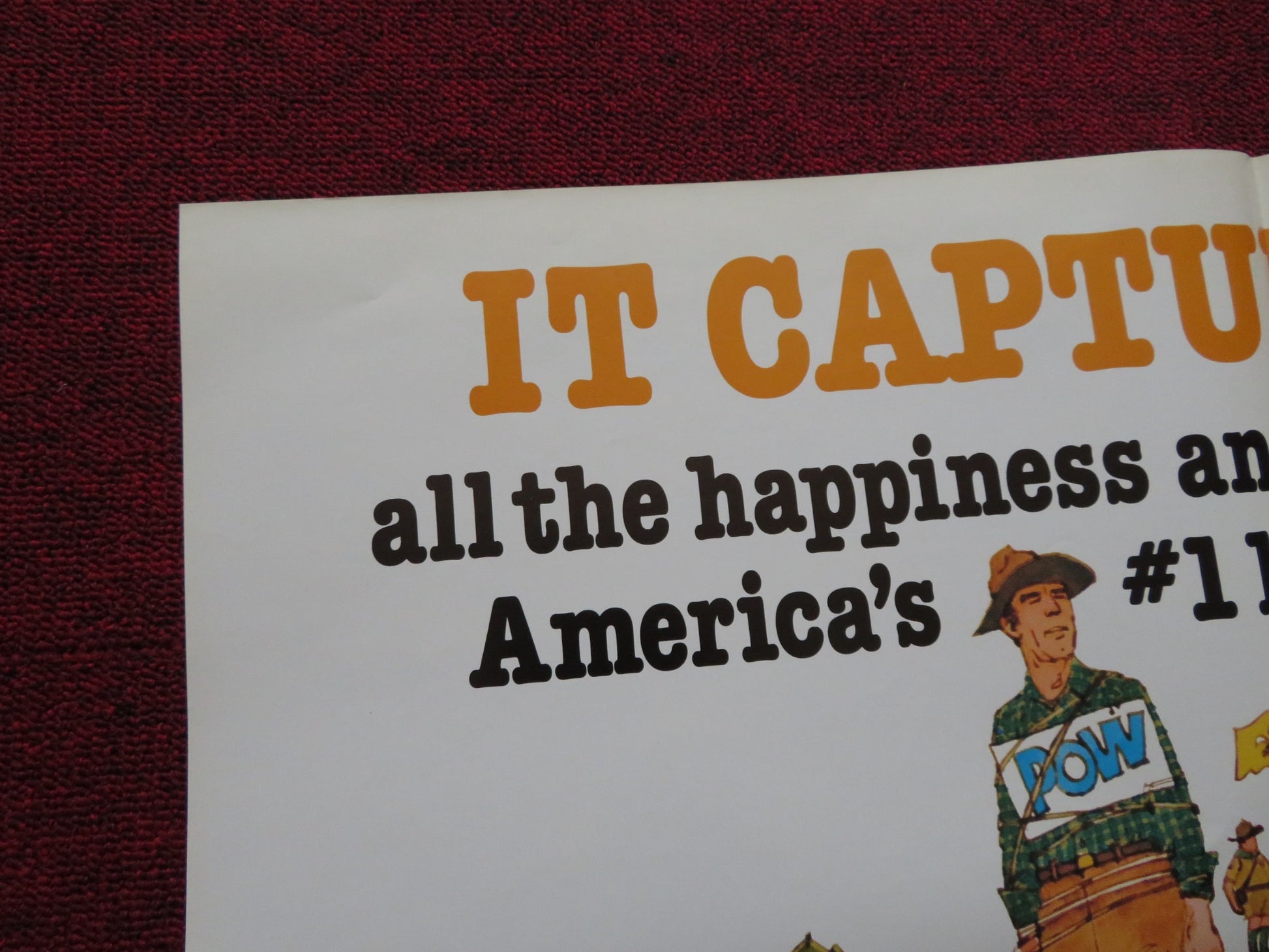 FOLLOW ME, BOYS! FOLDED US ONE SHEET POSTER DISNEY FRED MACMURRAY 1976 - Rendezvous Cinema