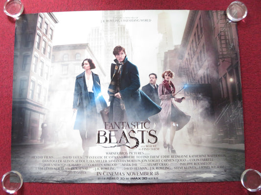 FANTASTC BEASTS AND WHERE TO FIND THEM UK QUAD (30"x 40") ROLLED POSTER 2016