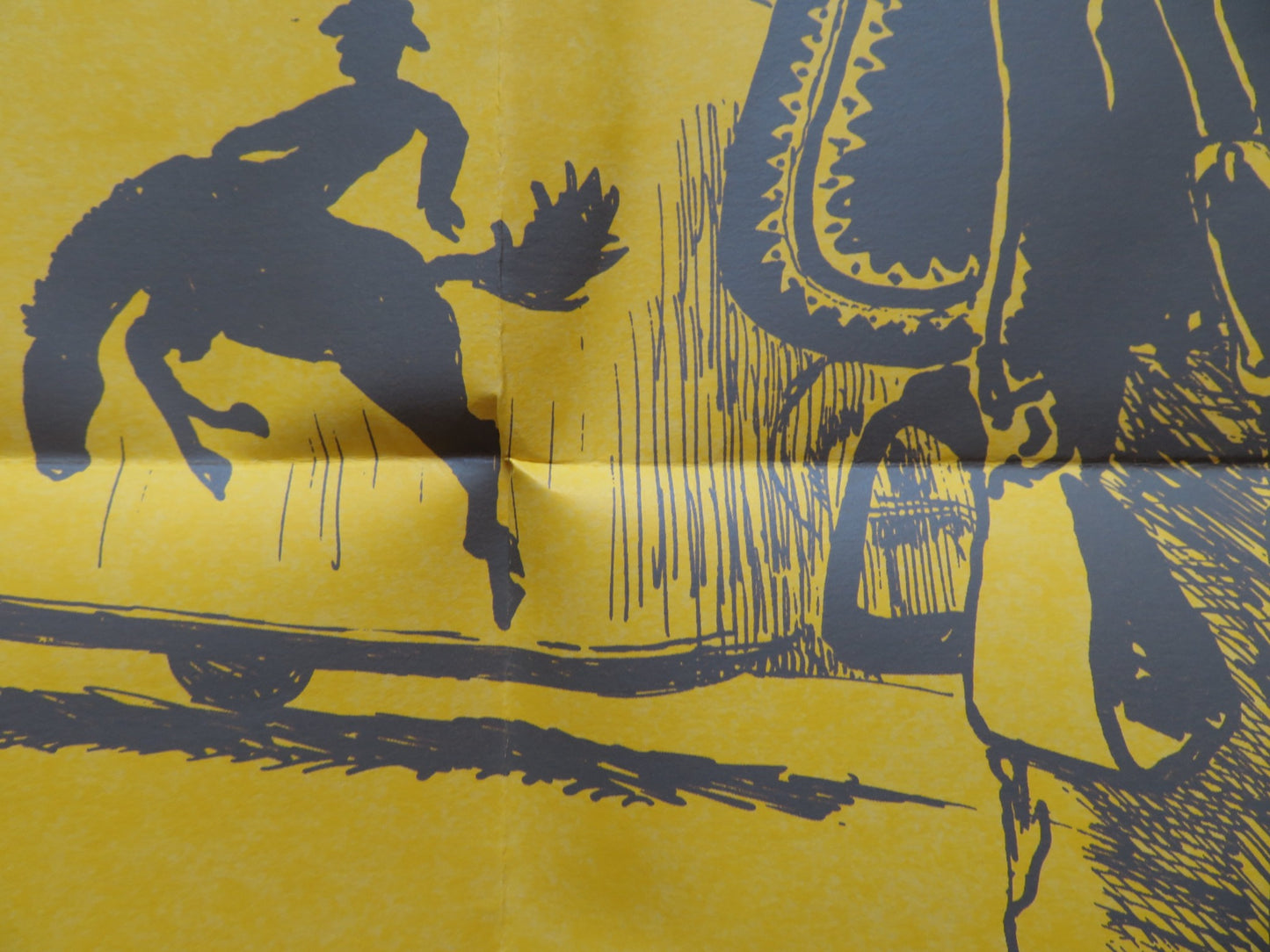 GOLDENROD FOLDED US ONE SHEET POSTER TONY LO BIANCO DONALD PLEASENCE 1976 - Rendezvous Cinema