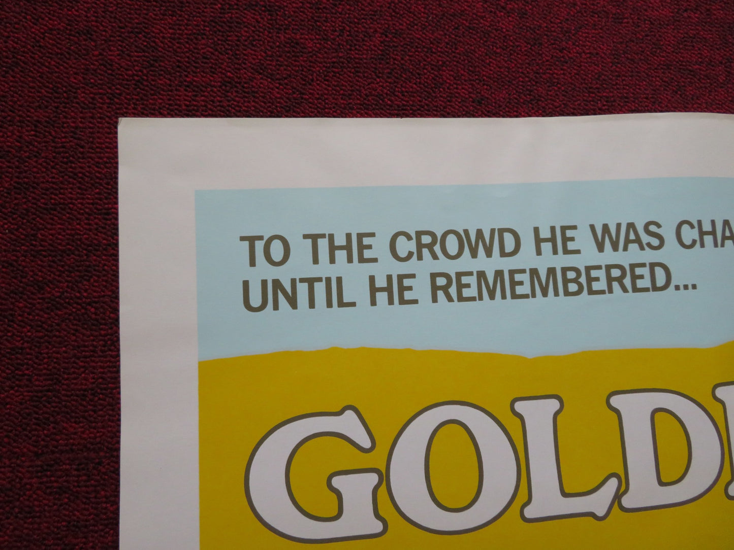 GOLDENROD FOLDED US ONE SHEET POSTER TONY LO BIANCO DONALD PLEASENCE 1976 - Rendezvous Cinema