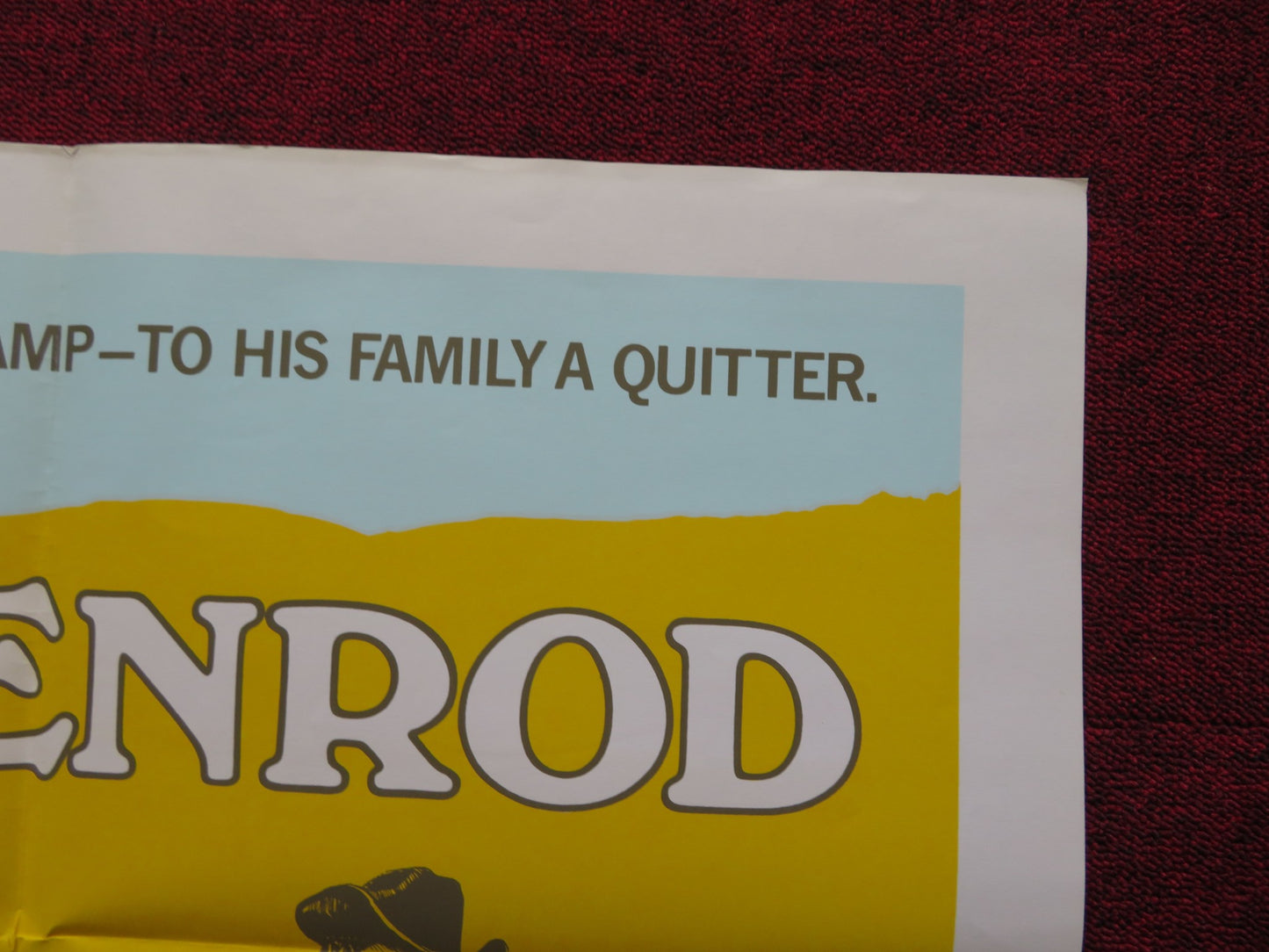 GOLDENROD FOLDED US ONE SHEET POSTER TONY LO BIANCO DONALD PLEASENCE 1976 - Rendezvous Cinema