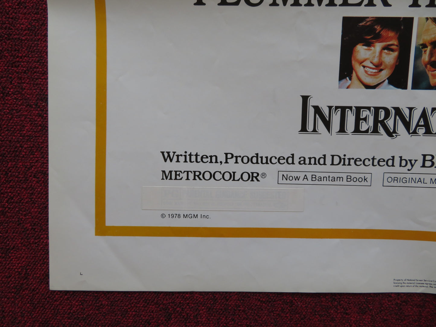 INTERNATIONAL VELVET - STYLE B FOLDED US ONE SHEET POSTER TATUM O'NEAL 1978 - Rendezvous Cinema