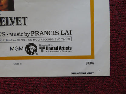 INTERNATIONAL VELVET - STYLE B FOLDED US ONE SHEET POSTER TATUM O'NEAL 1978 - Rendezvous Cinema