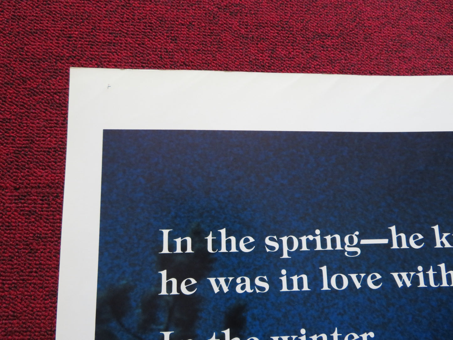 THE RUNNER STUMBLES FOLDED US ONE SHEET POSTER DICK VAN DYKE K. QUINLAN 1979 - Rendezvous Cinema